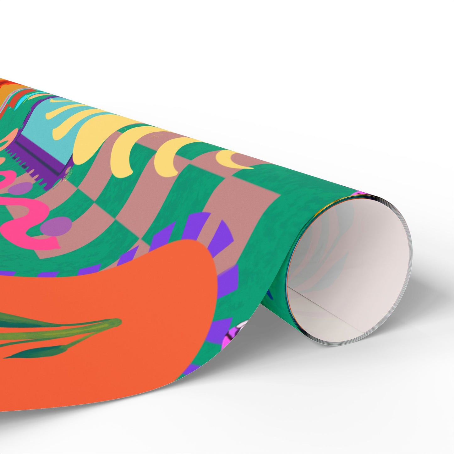 Leo Lotus Tiger colourful Gift Wrap