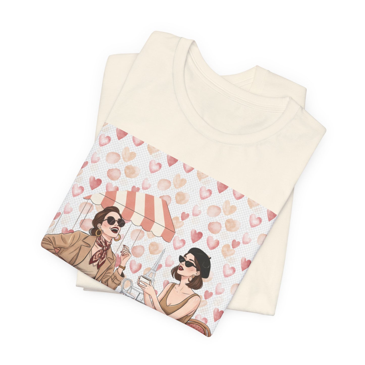 Besties > Boyfriends Tee | Galentine’s Friendship Shirt, Pink Red Pallette