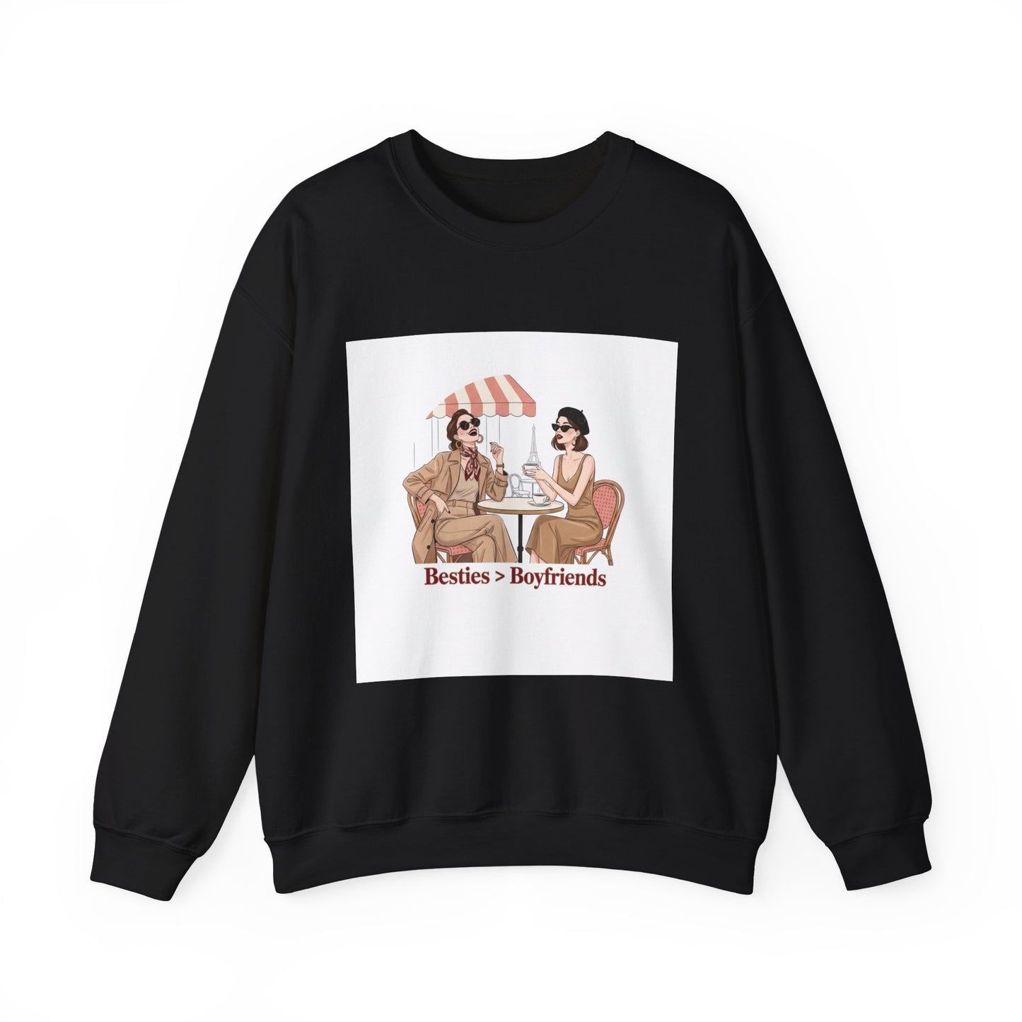 Besties > Boyfriends Sweatshirt | Galentine’s Friendship Crewneck